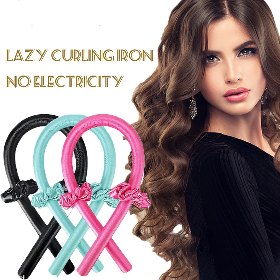 Lazy Curler Headband Heatless Curling Rod Headband Make Hair Soft And Shiny Hair Curler Hairdressing Tools Heatless Hair Curls wedding hair clips