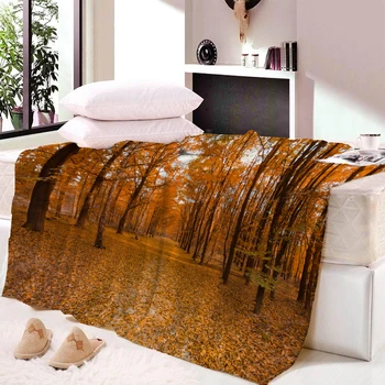 

Forest Red Mangrove Flannel Blanket for Bed Sofa Portable Soft Fleece Throw Funny Plush Bedspreads