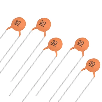 

uxcell 50V 30PF 33PF 39PF 47PFCeramic Capacitor Kit 50V Disc Capacitors for DIY Electronic Circuit H