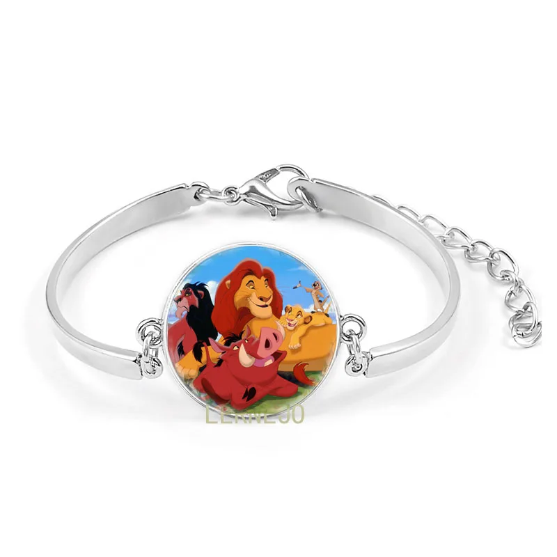 21 Simba Король Лев значок-подвеска ювелирный браслет rey leon le roi Lion Simba baby для детей ювелирные изделия - Окраска металла: 21
