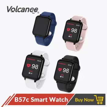 

B57c Smart Watches Waterproof Sports for Phone Smartwatch Heart Rate Monitor Blood Pressure Functions For Women Men Kid