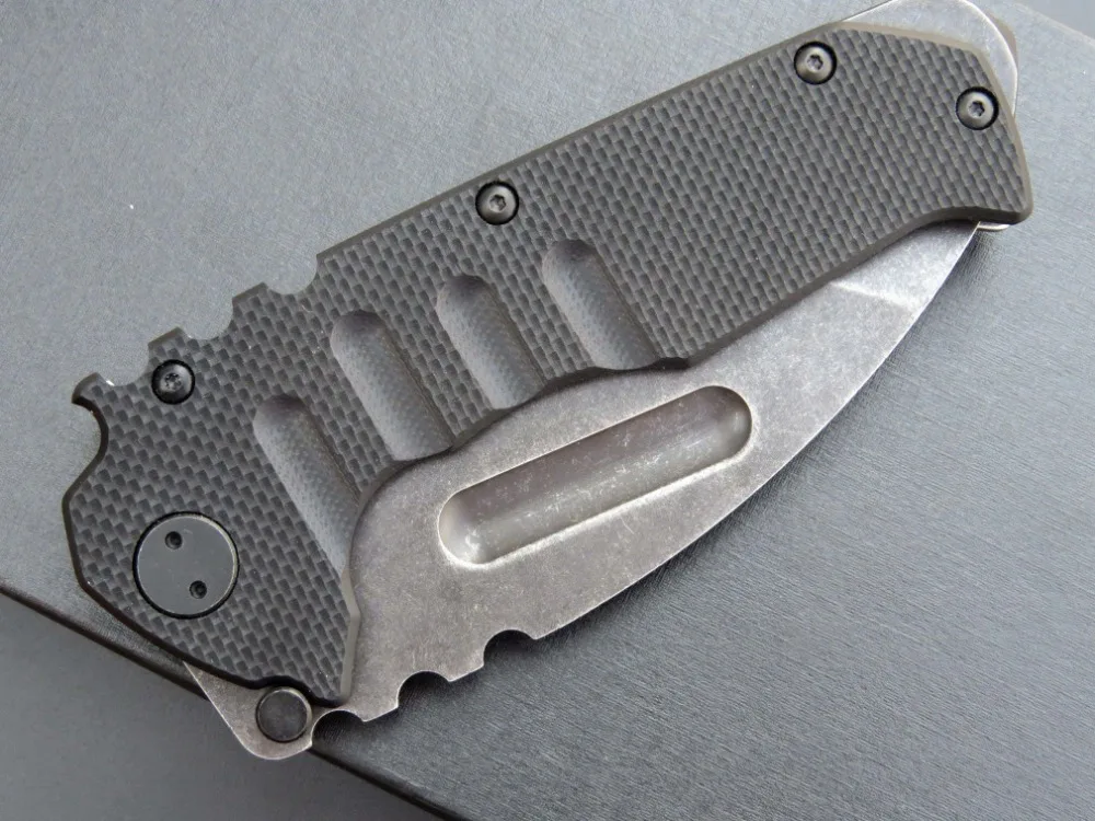 Eafengrow MDF-3, складные ножи с лезвием, вымытый камень, стальная ручка, 440 лезвие, Охотничий Тактический нож, Походный нож, EDC инструменты