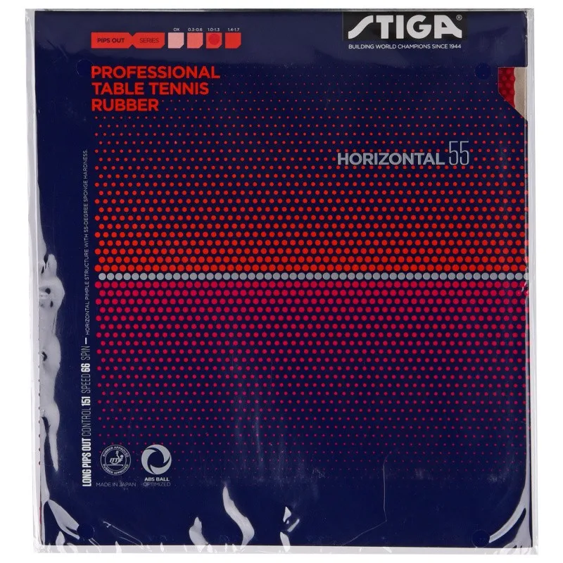 New Stiga Horizontal 20 55 Table Tennis Rubber Long Pimples Chop Type