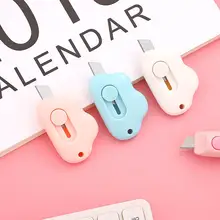 

Plastic Cute Mini Pocket Cloud Knife Box Paper Envelope Cutter Utility Knife Parcel Opener Paper Cutter File Knife Stationery