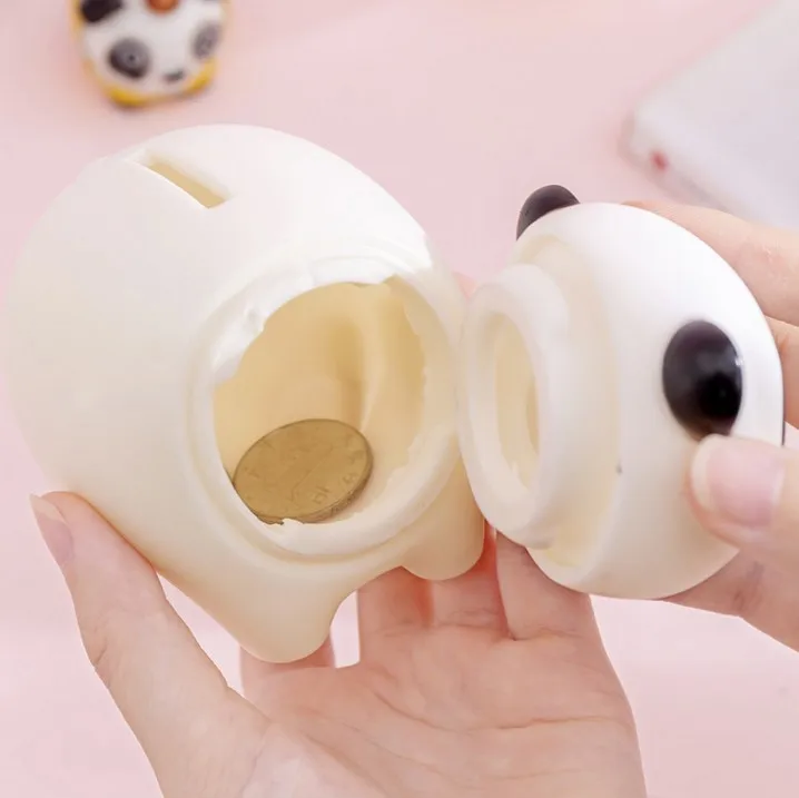 1 шт. Kawaii чехол для экономии денег свинья кошка панда банк домашний Декор Детский мультфильм подарок на день рождения коробка для хранения монет вечерние сувениры