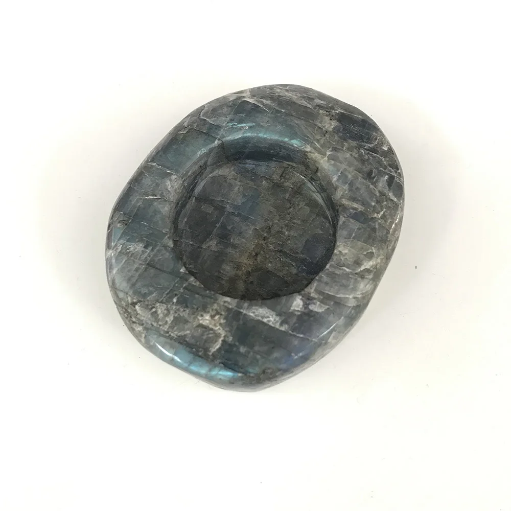 Labradorite Высокое качество натуральный камень канделябры форма камня ручной работы и полированный для подарка и домашнего декора WT - Цвет: Labradorite