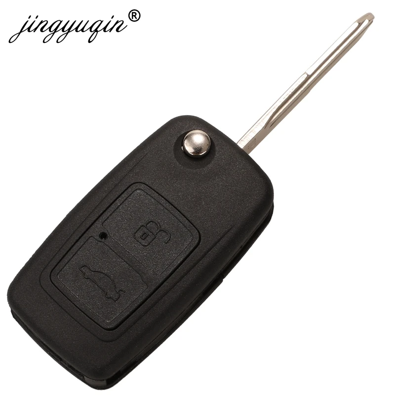 JINGYUQIN 315MHZ / 433MHZ REMOTE KEY CONTROL  FOR CHERY A3 A5 TIGGO FULWIN COWIN EASTER 2 BUTTONS CAR KEY FOB WITH 9CN BLADE
