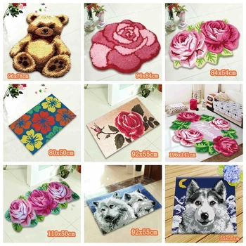 

Diy Cat Gift Smyrna Carpet Embroidery Hook Technique Latch Hook Rug Kits Tapijt Alfombras Kleed Knooppakket With Thread Crochet