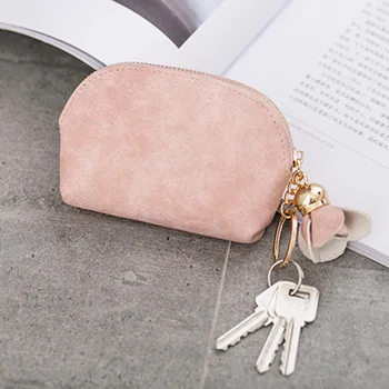 

Women PU Leather Mini Wallet Zip Coin Purse Card Key Holder Bag New