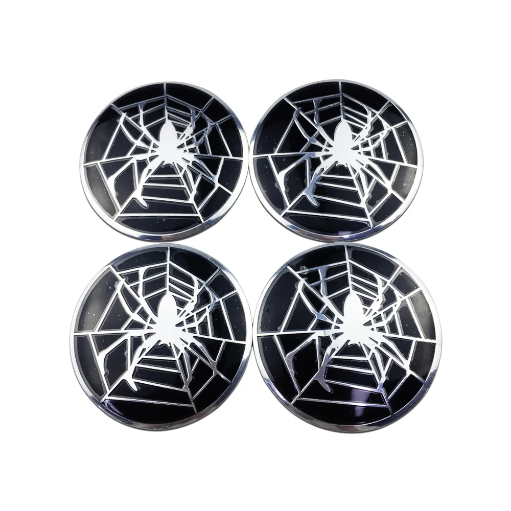 

5.6cm For Spider Web Badge Car Accessories Wheel Cap Sicker for Honda Civic Kia Optima K5 Subaru Volkswagen Tyre Hub Cover Decal