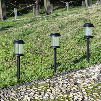 

Outdoor LED Solar Lights Yard Decor Lighting Automatically Garden Pathway Lawn Recharging Fence Landscape Smart Lamp