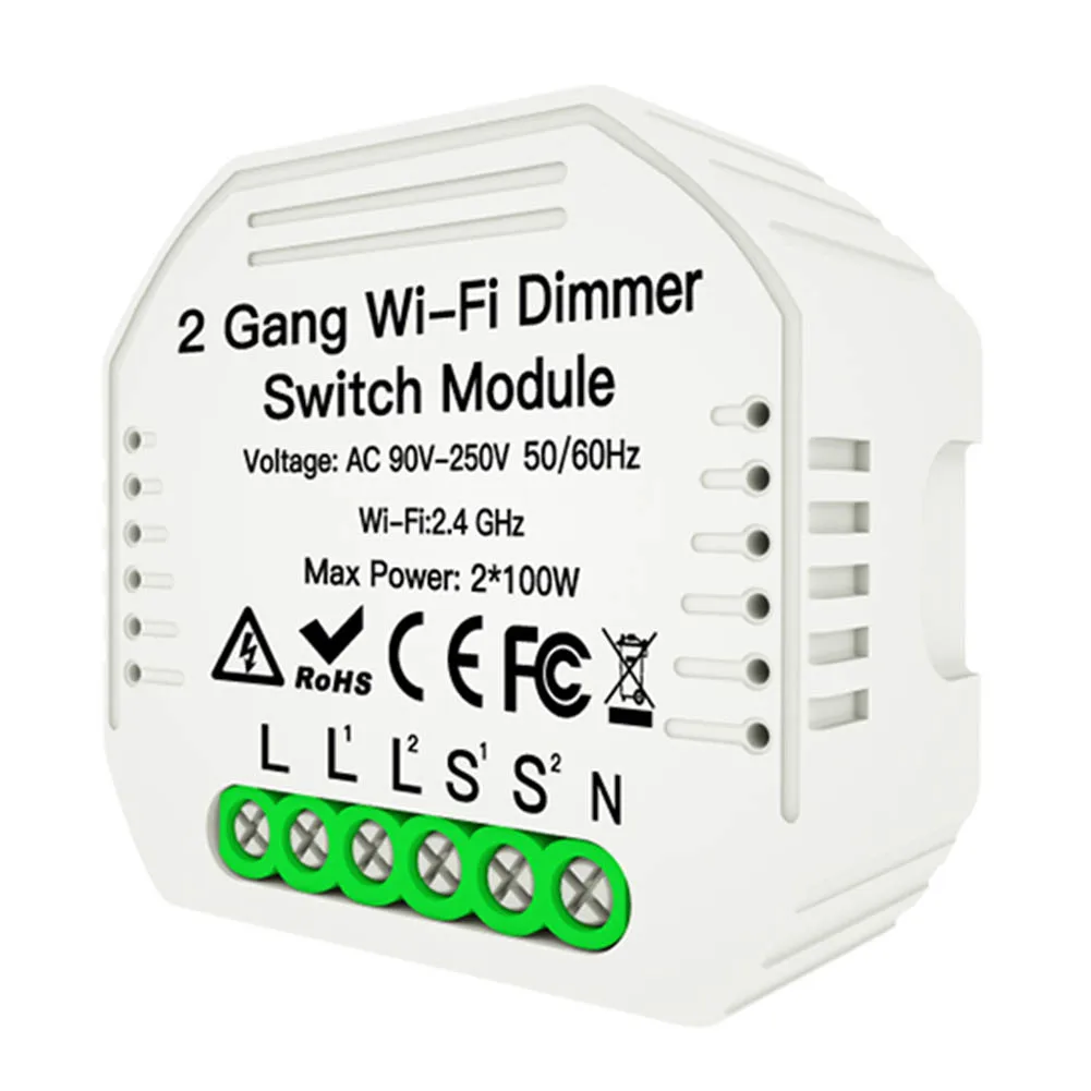 2 банды DIY Mini LED WiFi Smart светильник Диммер модуль дистанционного управления через