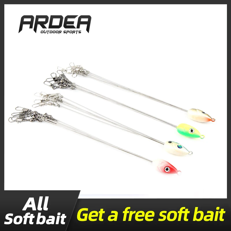 

Umbrella Fishing lure Rig 5 Arms Alabama Rig Head Swimming Bait Bass with Swivel Snap Connector Minnow Fishing Group Lure Extend