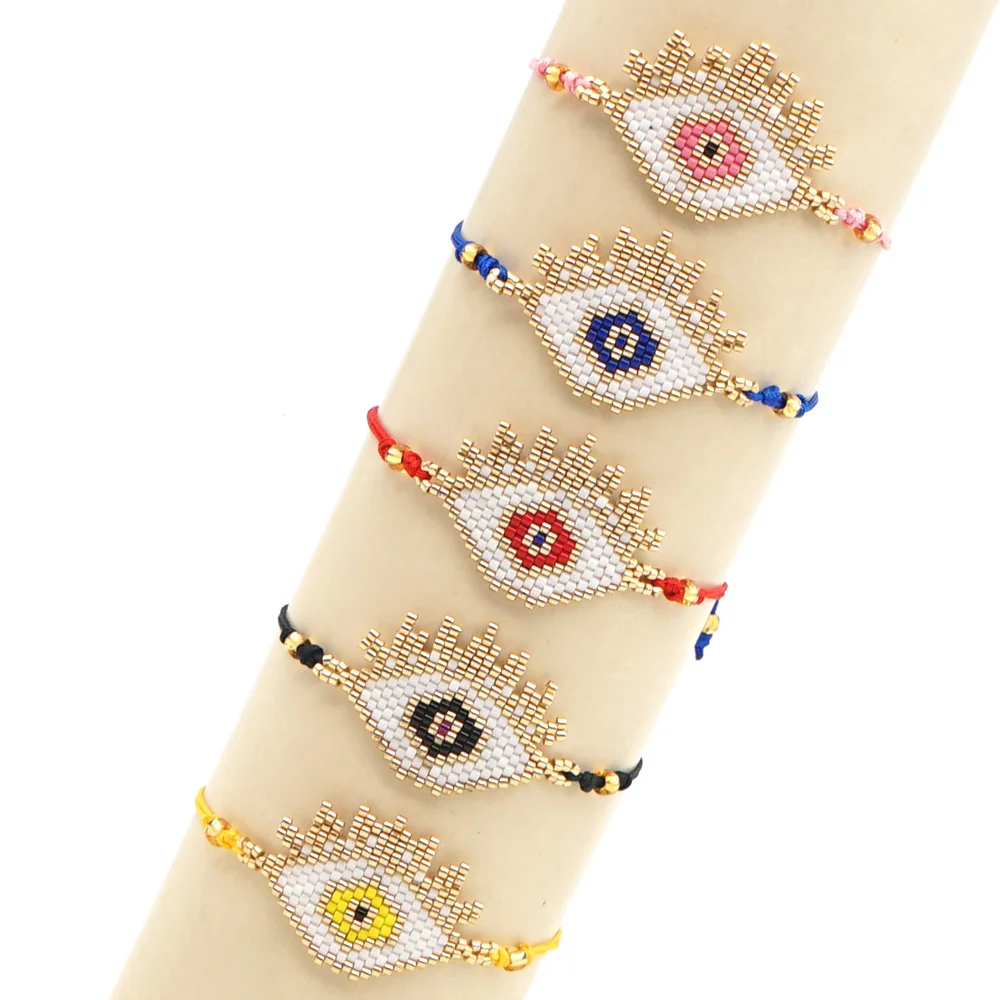 

Go2boho Evil Eye Bracelet MIYUKI Friendship Bracelets Women Turkish Eye Jewelry 2020 Fashion Dropshipping Mexican Pulseras Gift