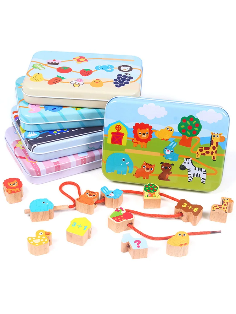 

Baby Building Blocks Intelligence Large Size Children Beaded Bracelet Bead Have 10-30 Yuan Baby Toys 0-1-2 a 3-Year-Old
