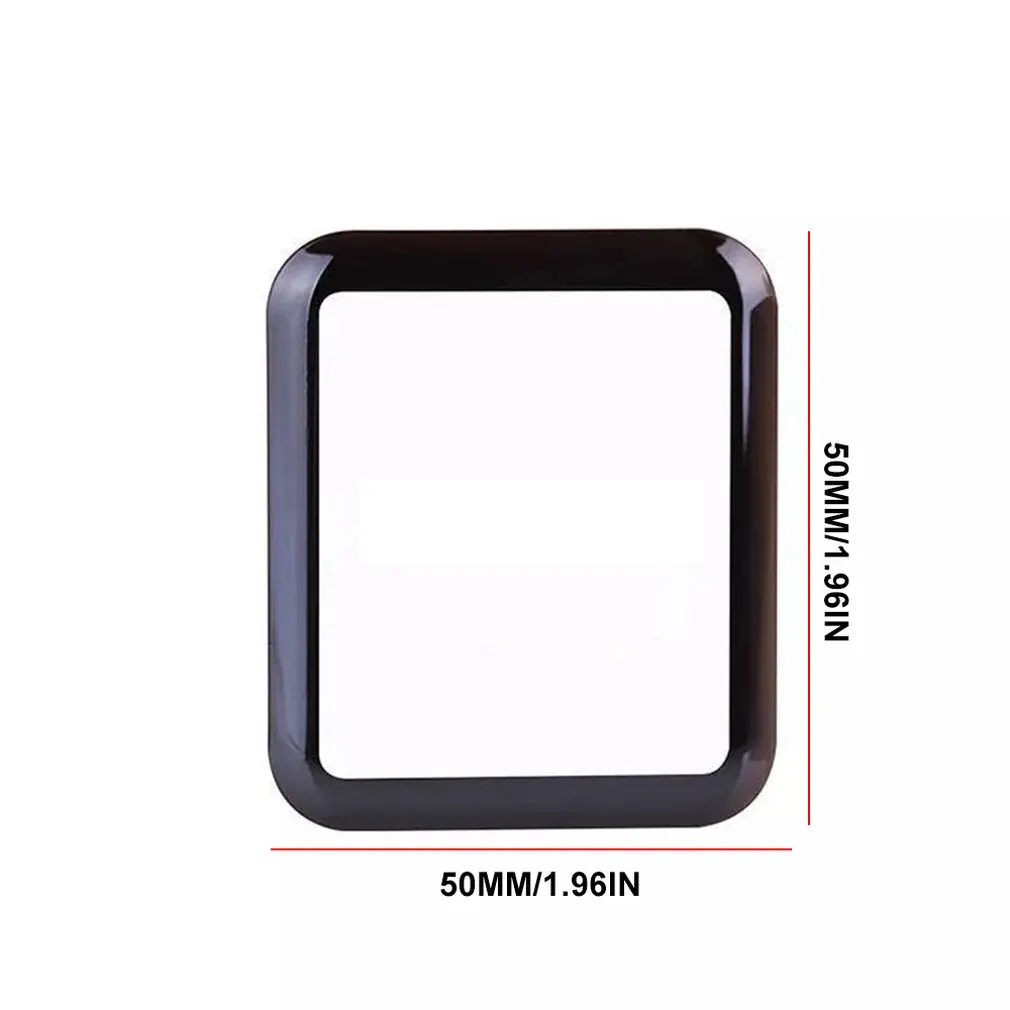 38mm Transparent Изогнутые Сталь пленка для наручных часов iWatch серии 1/2/3/4, маленького размера, круглой формы с диаметром 32 мм/40 мм/42 мм/44 мм против царапин Противоударная Защитная пленка для Экран защитная плёнка для НУА Вэй - Цвет: 38mm Transparent