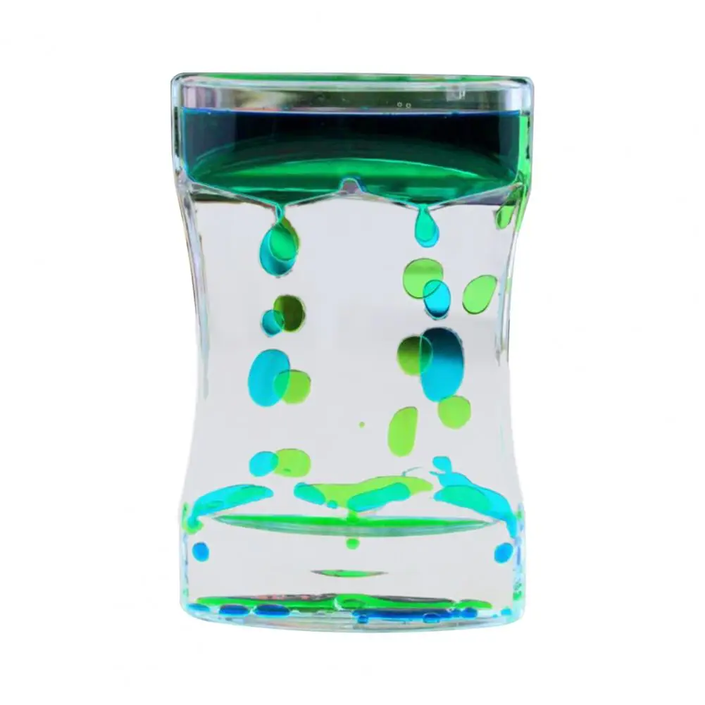 Liquid Timer Fun Decompression Bright Color Liquid Movement Bubble Dripping Oil Hourglass Dropshipping 5