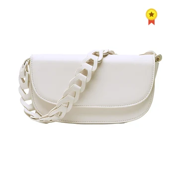 

Weave Shoulder Belt PU Leather Crossbody Bags For Women 2020 Elegant Small Shoulder Handbags Female Travel Cross Body Bag