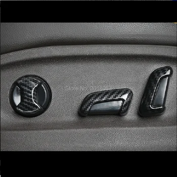 

For Volkswagen Tiguan 2017 2018 2019 Seat Adjustment Knob Button Switch Cover Frame Trims ABS Chrome Car Styling Accessories