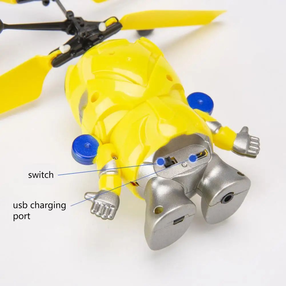 Flying Ball Fairy Drone Helicopter Toys For Kids Boys Girls Infrared Induction Colorful Mini Drone Ball Built-in LED Glow In The