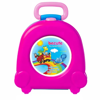 

PP Urinal Toilet Seat With Handle Potty Outdoor Portable Cute Training Kids Toddler Car Large Capacity Travel
