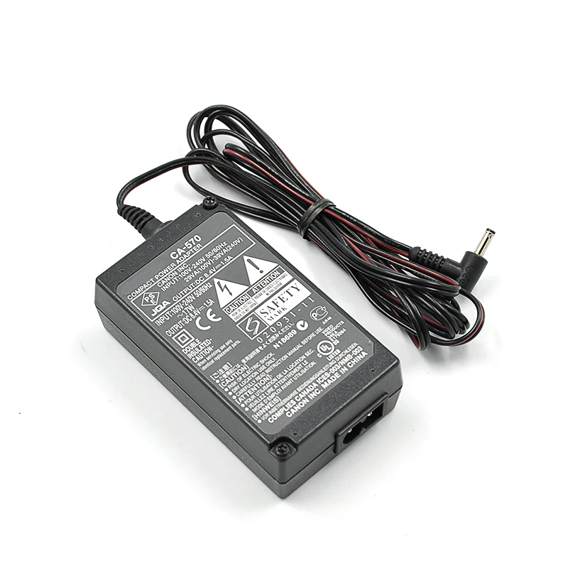Используется CA-570 8,4 V 1.5A Adpater зарядное устройство для Canon HV20 ZR400 ZR500 ZR60