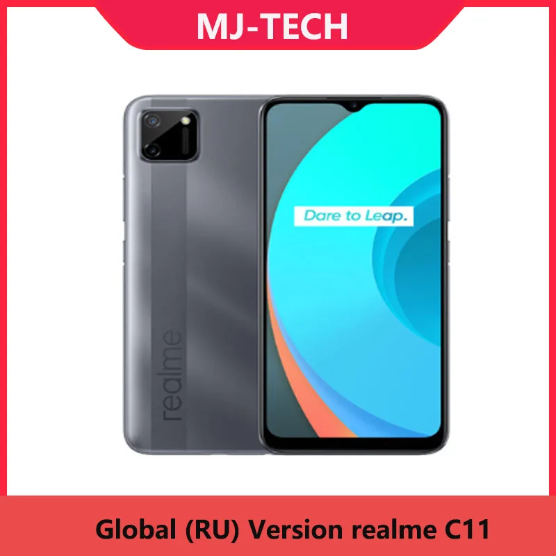Precio bajo Realme-teléfono inteligente C11 global, Smartphone con 2GB, 32GB, 6,5 pulgadas, Batería grande de 5000mAh, Larga 40 días de modo de reposo, ranura para 3 tarjetas, Android, 13MP Erb1emNDMQw