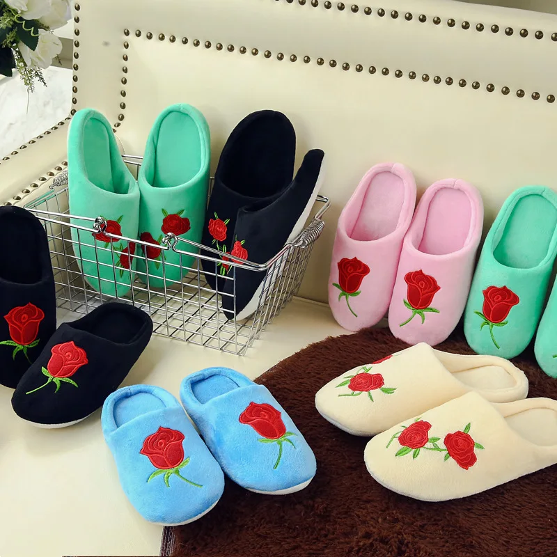 Women-Indoor-Slippers-Rose-Embroider-Short-Plush-Spring-Autumn-Flat-Shoes-Woman-Home-Slides-Soft-Sole (1)