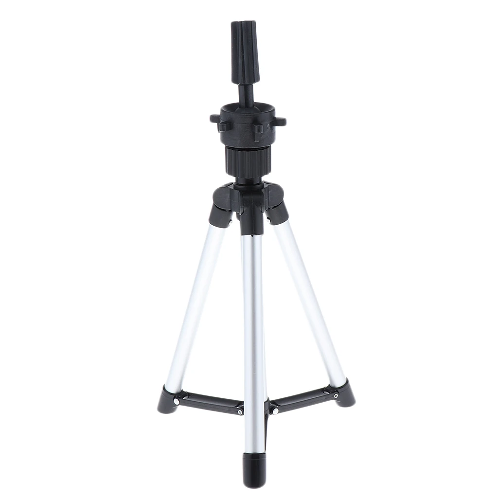 Aluminum Mannequin Tripod Display Stand 12 Inches Makeup Training Holder