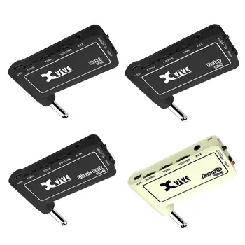 

1pc Guitar Plug Mini Portable Recharge Elec Headphone Amp Amplifier Acoustic/ Rock/ Metal