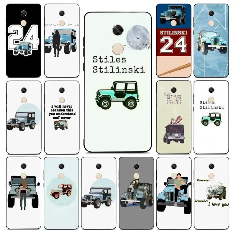 MaiYaCa teen wolf stiles stilinski car Phone Case for Redmi Note 8 7 9 4 6 pro max T X 5A 3 10 lite pro