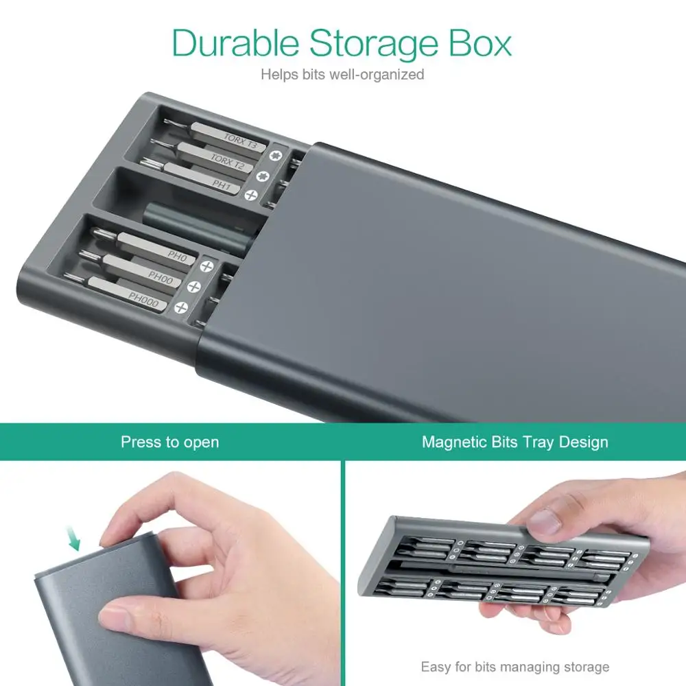 Цена ORIA высокоточных наконечников для отвертки набор 49 in 1 S2 стальной набор магнитных отверток для телефонов игровой планшет ПК инструмент для р...