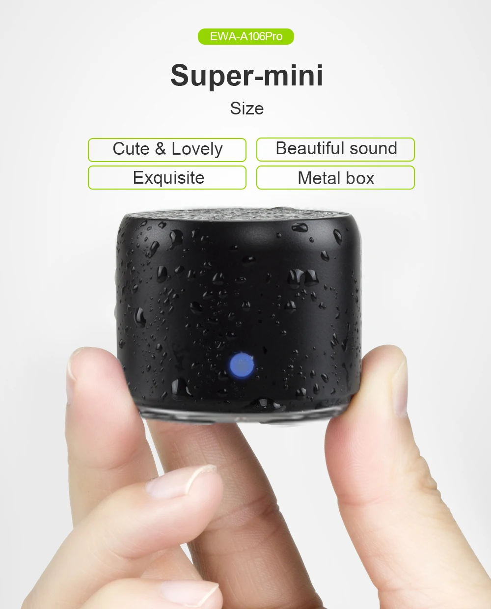 Super-mini Waterproof Bluetooth Speaker