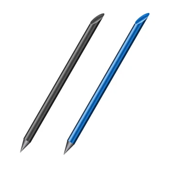 

2set Blue & Black Undead Full Metal Fountain Pen Luxury Eternal Pen Gift Box Inkless Pen Beta Pens Writing