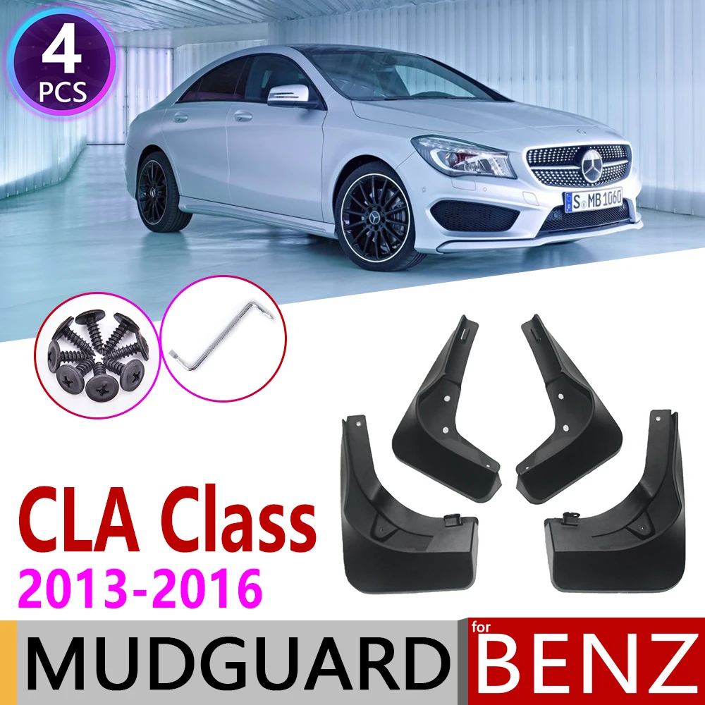 

Car Mudflap for Mercedes Benz CLA Class C117 2013~2016 Fender Mud Guard Splash Flap Mudguards Accessories 2014 2015 180 200 250