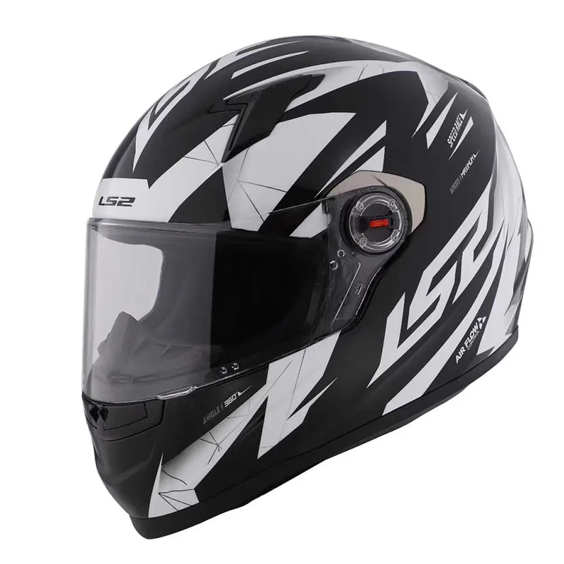 LS2 Полный мотоциклетный шлем гоночный шлем FF358 шлемы крушение моторный мотоцикл - Цвет: 4