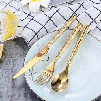 

Stainless Steel Soup Scoop Wave Pattern Long Handle Spoons & Forks Teaspoon Ice Cream Coffee Food Spoon Home Tableware Cutlery