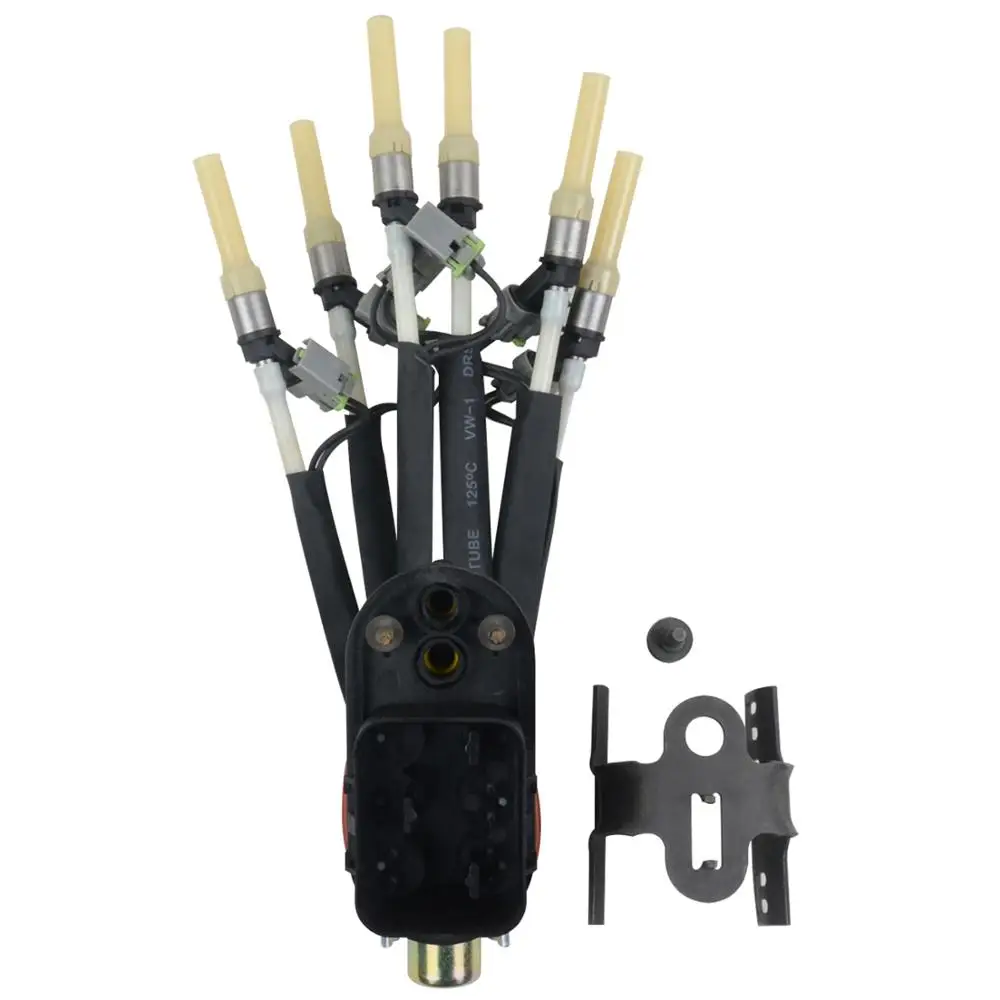 AP02 Central Fuel Spider Injector w/ Bracket FJ503 12568332 New For GMC Chevy Chevrolet Isuzu Hombre Oldsmobile Bravada 4.3L V6
