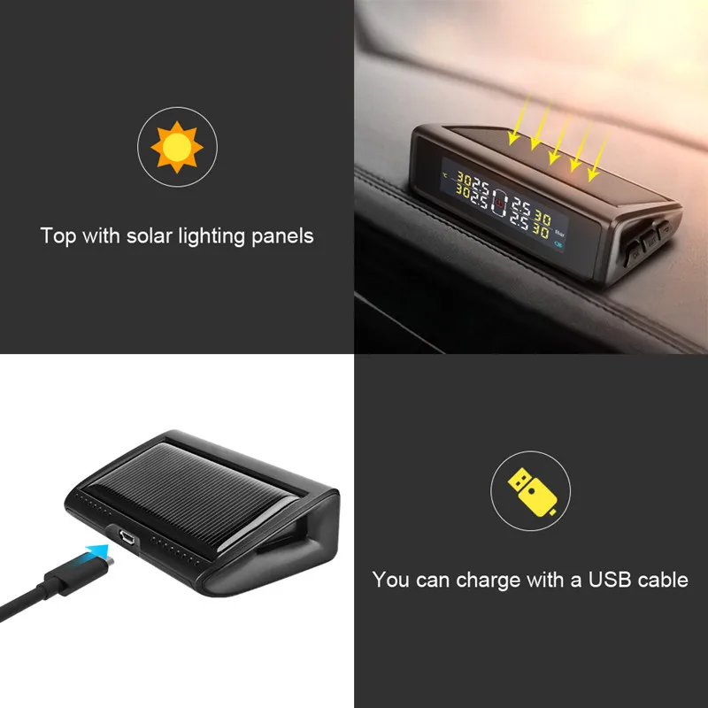 Беспроводной мониторинг давления в шинах Jansite TPMS интеллектуальная система на