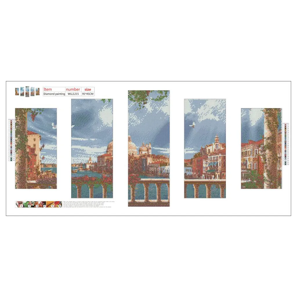 Пейзаж, пентаграмма, алмазная живопись,, полная дрель, сделай сам, 5D, алмазная живопись, вышивка крестиком, Набор для вышивки, домашний декор