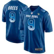 Мужской Орлеан высокого качества Saints Drew Brees PRO BOWL Jersey