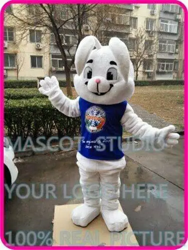 Rabbit Bunny Bugs Mascot Costume Cosplay Party Game Dress Outfit Advertising Halloween Adult | Тематическая одежда и