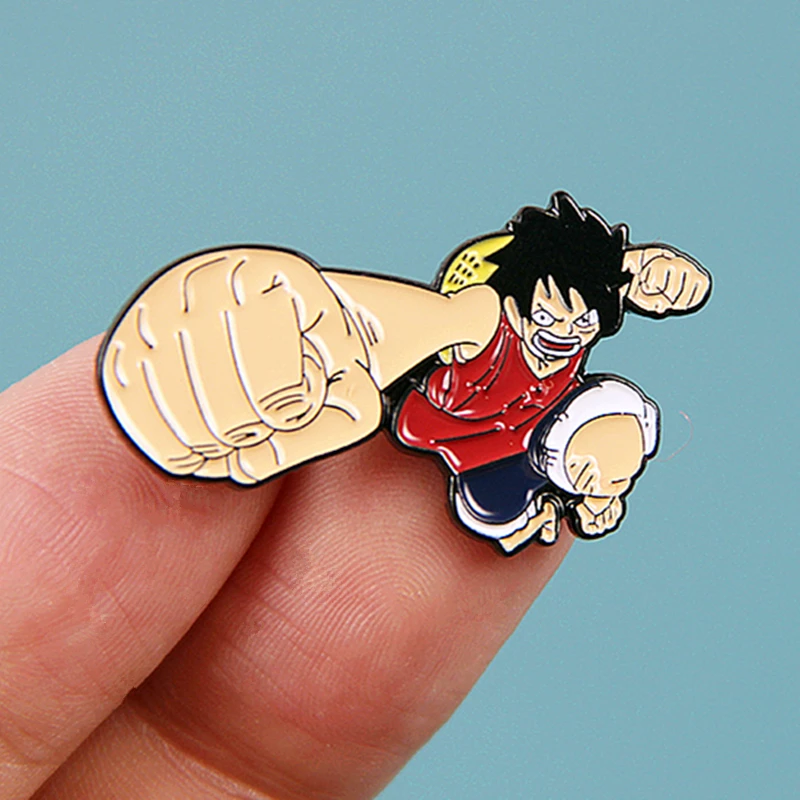 One Piece Luffy Lapel Pins Backpack Jeans Enamel Brooch Pin Women Fashion  Jewelry Gifts Movies One Piece Cartoon Badges FANSgift - AliExpress