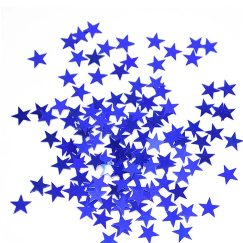 Hot sale 500pcs 6mm Little stars Table Confetti Sprinkles Birthday Party Wedding Decoration Sparkle Blue Gold Silver | Дом и сад
