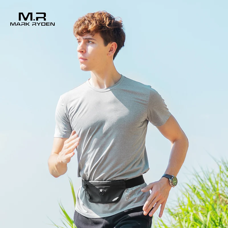MARK RYDEN 2021 New Running Phone Pack Men Women Water-repellent Waist Bag with Earphone hole