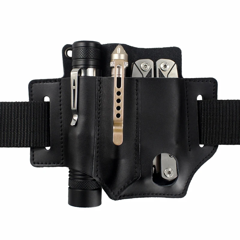 

Tactical Multifunction Belt Tool Pouch EDC Portable Tool Storage Bag for Knife Pen Scabbard Camping Military Waist Bag Clip