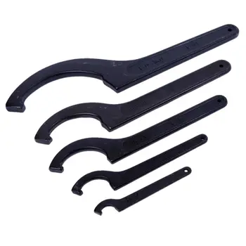 

Round Nut Hook Wrench Collet Chuck C Spanner for Lathe Clamping Key Screw Car Bike Repairing Tools