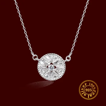 

bague femme argent 925 sterling silver cross Pendant Necklace for Women Elegant wedding Jewelry Gift