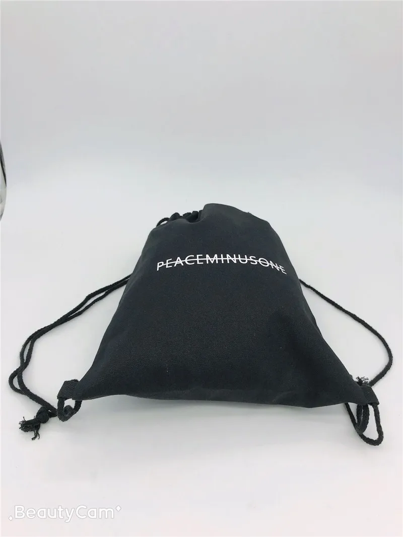 Kpop G-Dragon многоразовый мешок на шнурке с принтом PEACEMINUSONE рюкзак сумка для покупок KWON JI YOUNG FH44