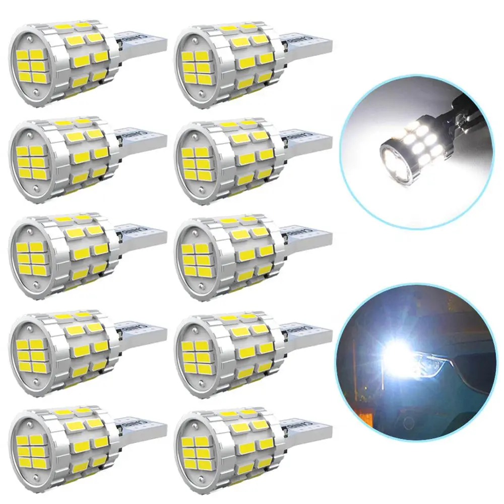 1 упаковка Canbus W5W светодиодный T10 ные лампы без ошибок 3014 SMD Автомобильные